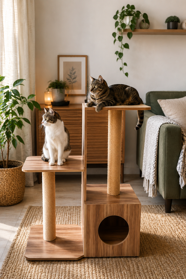 House of Meows -  Oscar Modern Cat Tree
