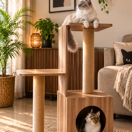 House of Meows -  Oscar Modern Cat Tree