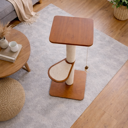 Hom– SlimFit Cat Tree | Space-Saving Wooden Climber