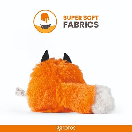 Barkbutler x Fofos Floppy Crinkle Fox Catnip Toy for Cats