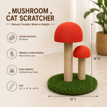 House of Meows – Mushroom Scratcher