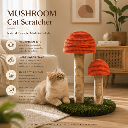 House of Meows – Mushroom Scratcher