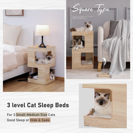House of Meows – Minimalist Cat House Side Table