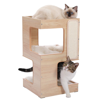 House of Meows – Minimalist Cat House Side Table