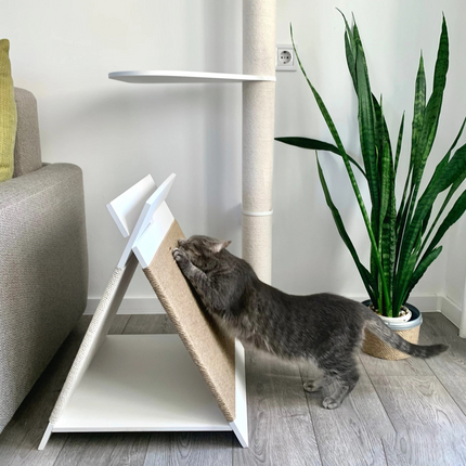 House of Meows – ScratchNest 2-in-1 Cat Bed & Scratcher