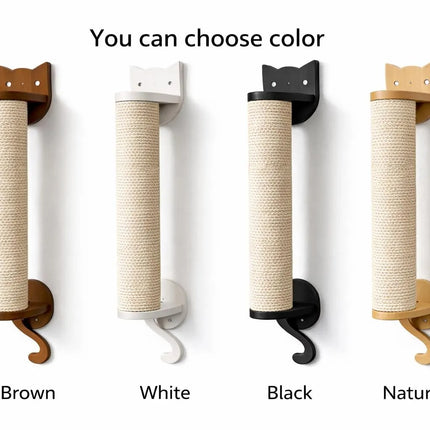 Modern Vertical Sisal Scratching Post for Cats | Space-Saving Cat Furniture | House of Meows