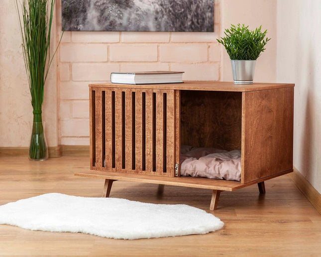 The Mid-Century Meow House — Modern Indoor Cat Cabin by House of Meows