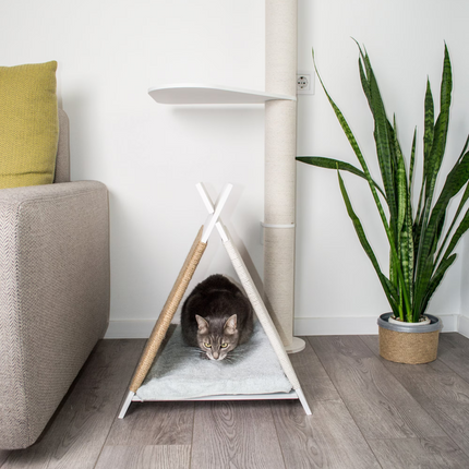 House of Meows – ScratchNest 2-in-1 Cat Bed & Scratcher