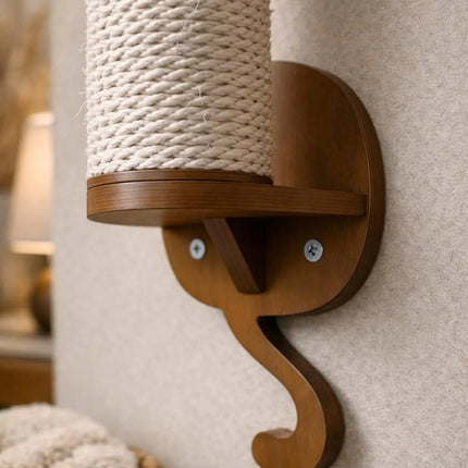 Modern Vertical Sisal Scratching Post for Cats | Space-Saving Cat Furniture | House of Meows