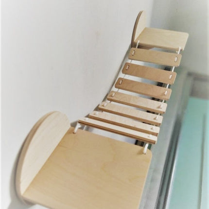 House of Meows – Modern Cat Wall Bridge with attached Shelves