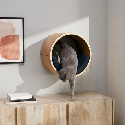 House of Meows Orbit Cat Pod – Wall Mounted Floating Cat Bed