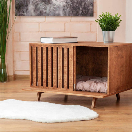 The Mid-Century Meow House — Modern Indoor Cat Cabin by House of Meows