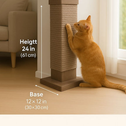 House of Meows – Corner Buddy Sisal Cat Scratcher