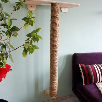 House of Meows – Cat Wall Activity Set | Hammock, Jute Steps & Pole Scratcher