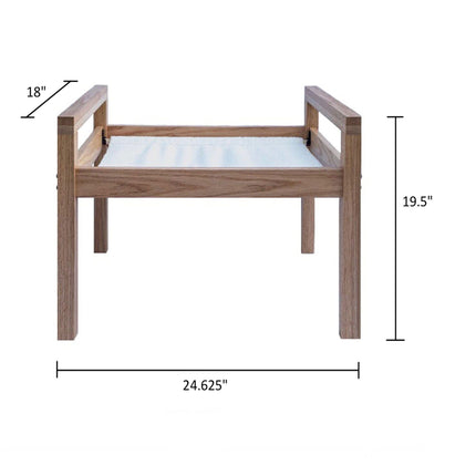 House of Meows – Elevated Wall Mounted Wooden Cat Bed
