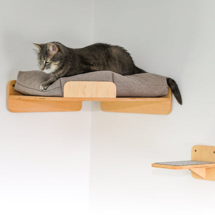 House of Meows – Corner Cat Wall Furniture | Climbing Shelves & Wall Perch