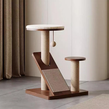 The Mini Meow Tower — Compact Cat Climb & Scratch Station by House of Meows