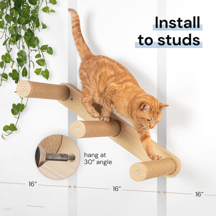 House of Meows – Wall Mounted Cat Climbing Steps