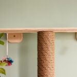 HOM Extra Long Wall mounted round cat scratching & climbing tree3