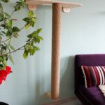HOM Extra Long Wall mounted round cat scratching & climbing tree5