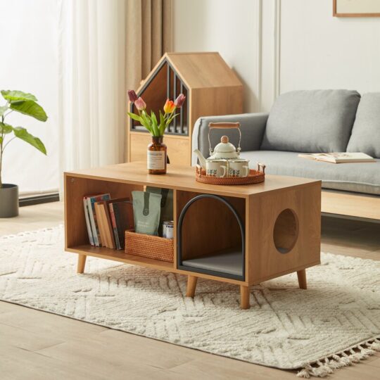 HOM Catoasis – Multi-Functional Cat Bed and Coffee Table