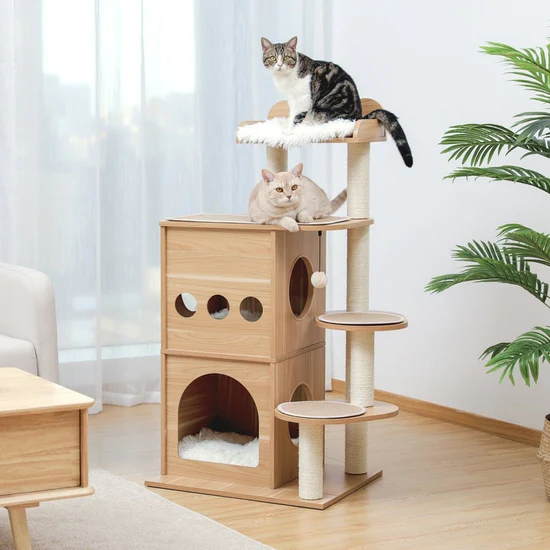 Ultimate cat outlet tree house