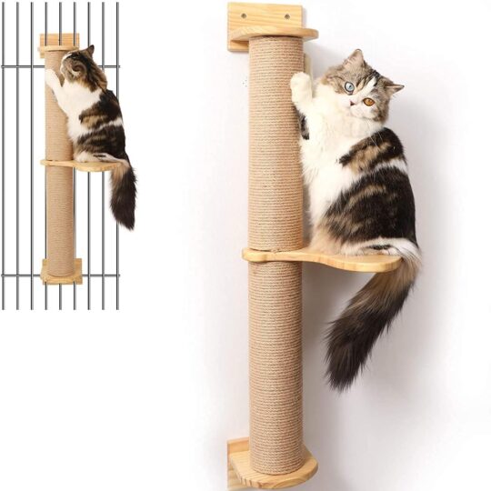 HOM Cat Activity Wall Mounted Jute Scratcher