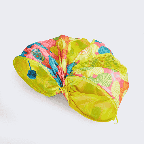 2Z5A11541 Barkbutler x Fofos Floral Pop Up Tunnel Toy for Cats