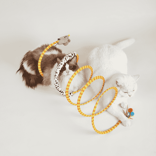 Barkbutler x Fofos Safari Spiral Tunnel Toy for Cats
