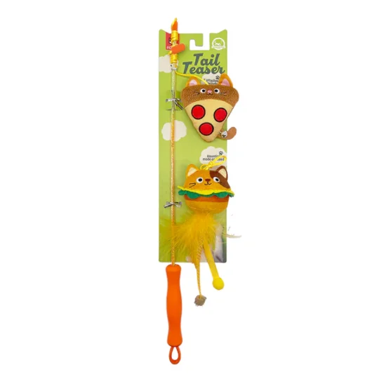 BarkButler x FOFOS Cat Wand Toy replaceable-Meow Fast Food
