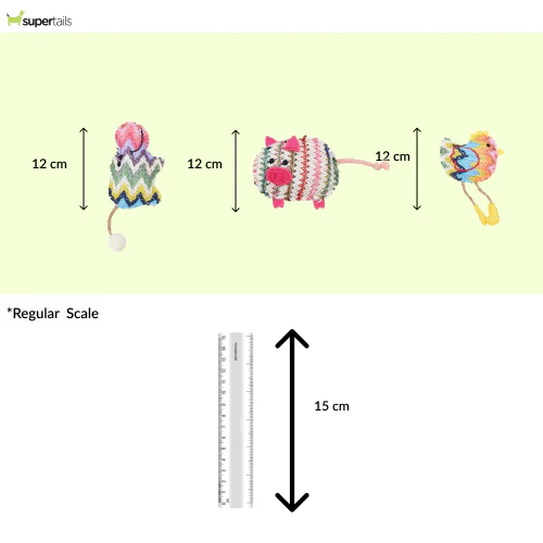 Barkbutler x Fofos Interactive Catnip Chic Toy for Cats